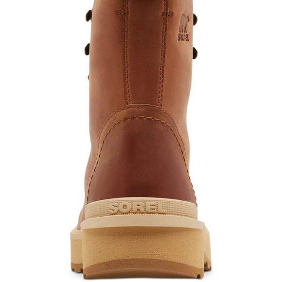 Sorel Hi Line Tan Brown Scorch Lace Up Ankle Boots Booties Shoes Multi Size NEW - Picture 4 of 10